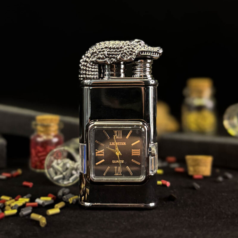 Bricheta Ceasornic Crocodil 1